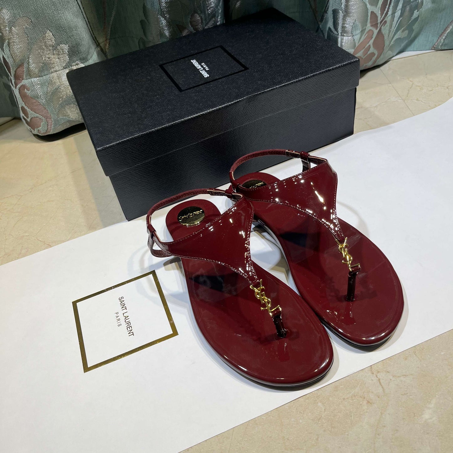 Saint Laurent Cassandra Sandals