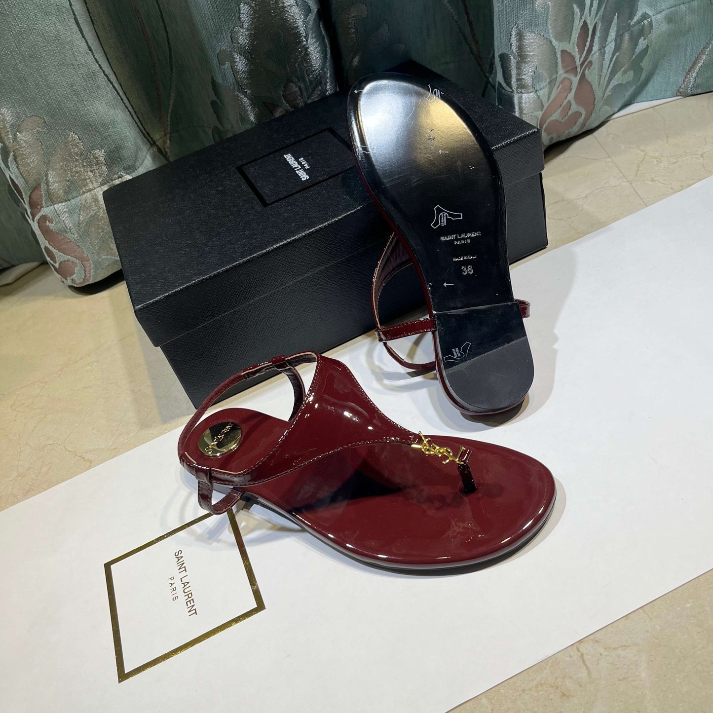 Saint Laurent Cassandra Sandals