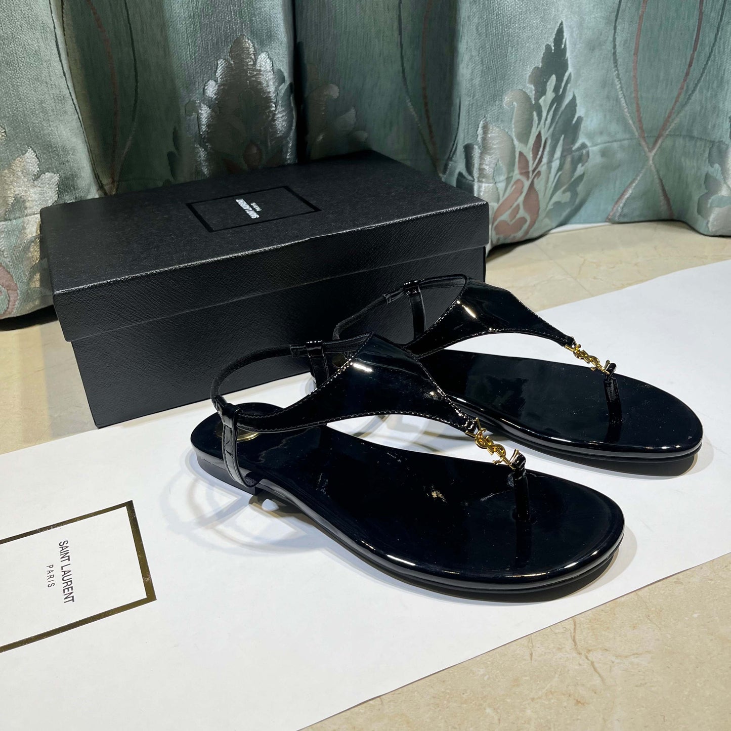 Saint Laurent Cassandra Sandals