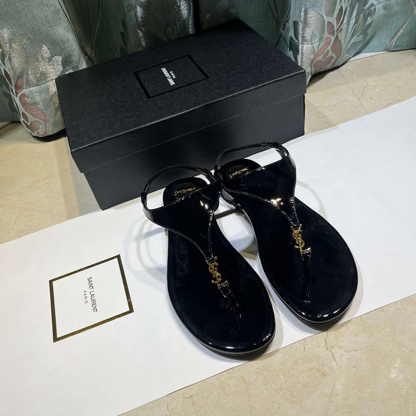 Saint Laurent Cassandra Sandals