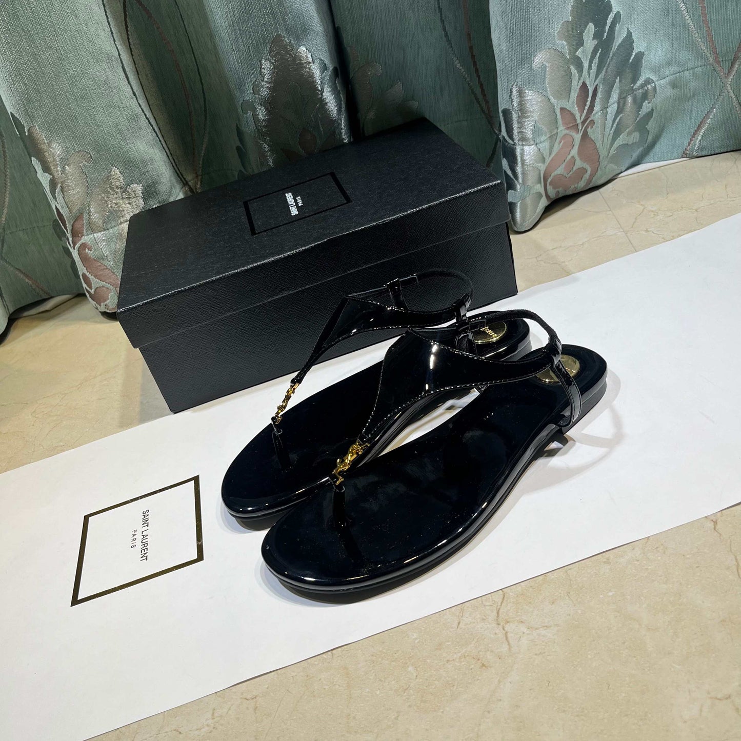 Saint Laurent Cassandra Sandals