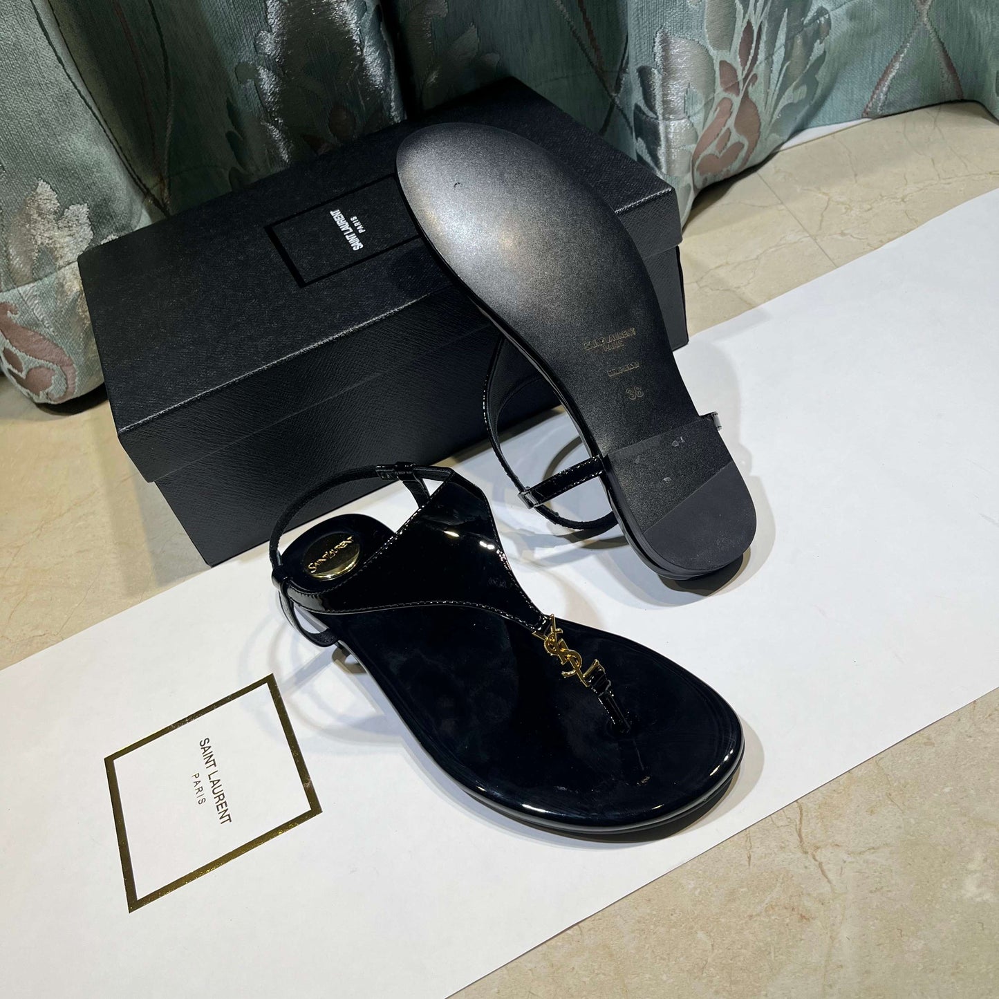 Saint Laurent Cassandra Sandals