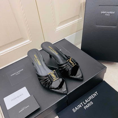 Saint Laurent Babylone Mules