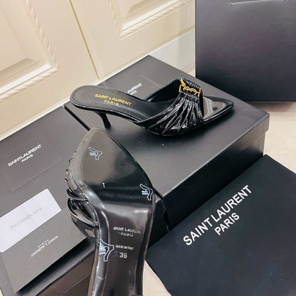 Saint Laurent Babylone Mules