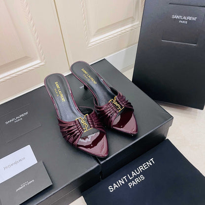 Saint Laurent Babylone Mules