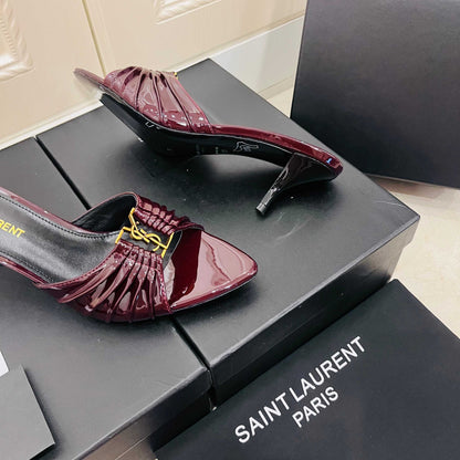 Saint Laurent Babylone Mules