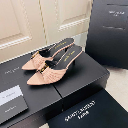 Saint Laurent Babylone Mules