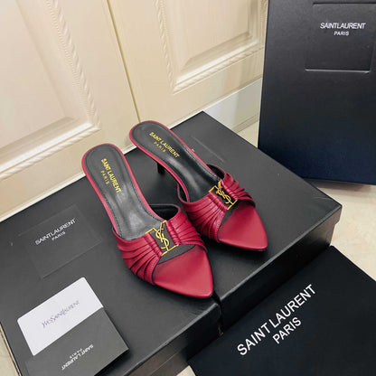 Saint Laurent Babylone Mules