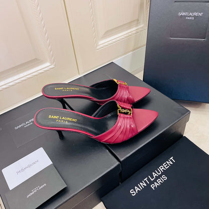 Saint Laurent Babylone Mules