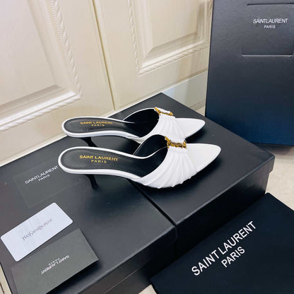 Saint Laurent Babylone Mules