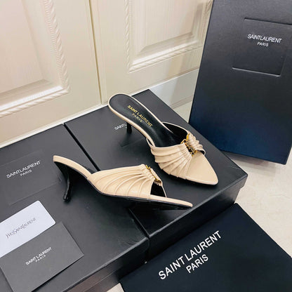 Saint Laurent Babylone Mules