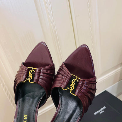 Saint Laurent Babylone Mules