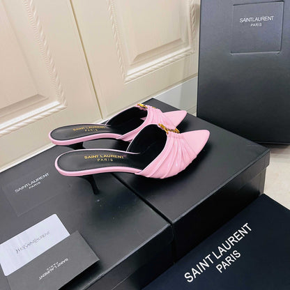 Saint Laurent Babylone Mules