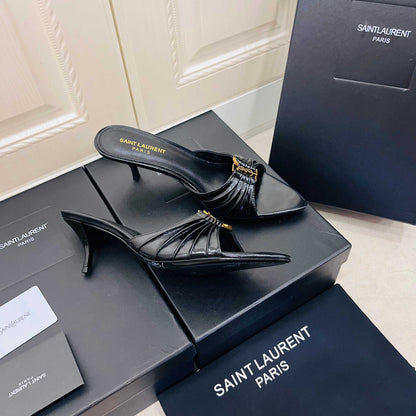 Saint Laurent Babylone Mules