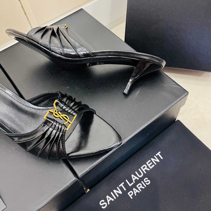 Saint Laurent Babylone Mules