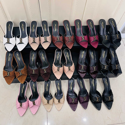 Saint Laurent Babylone Mules