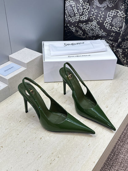 Saint Laurent Guermantes Slingback Pumps