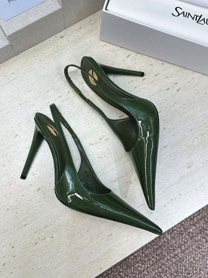 Saint Laurent Guermantes Slingback Pumps