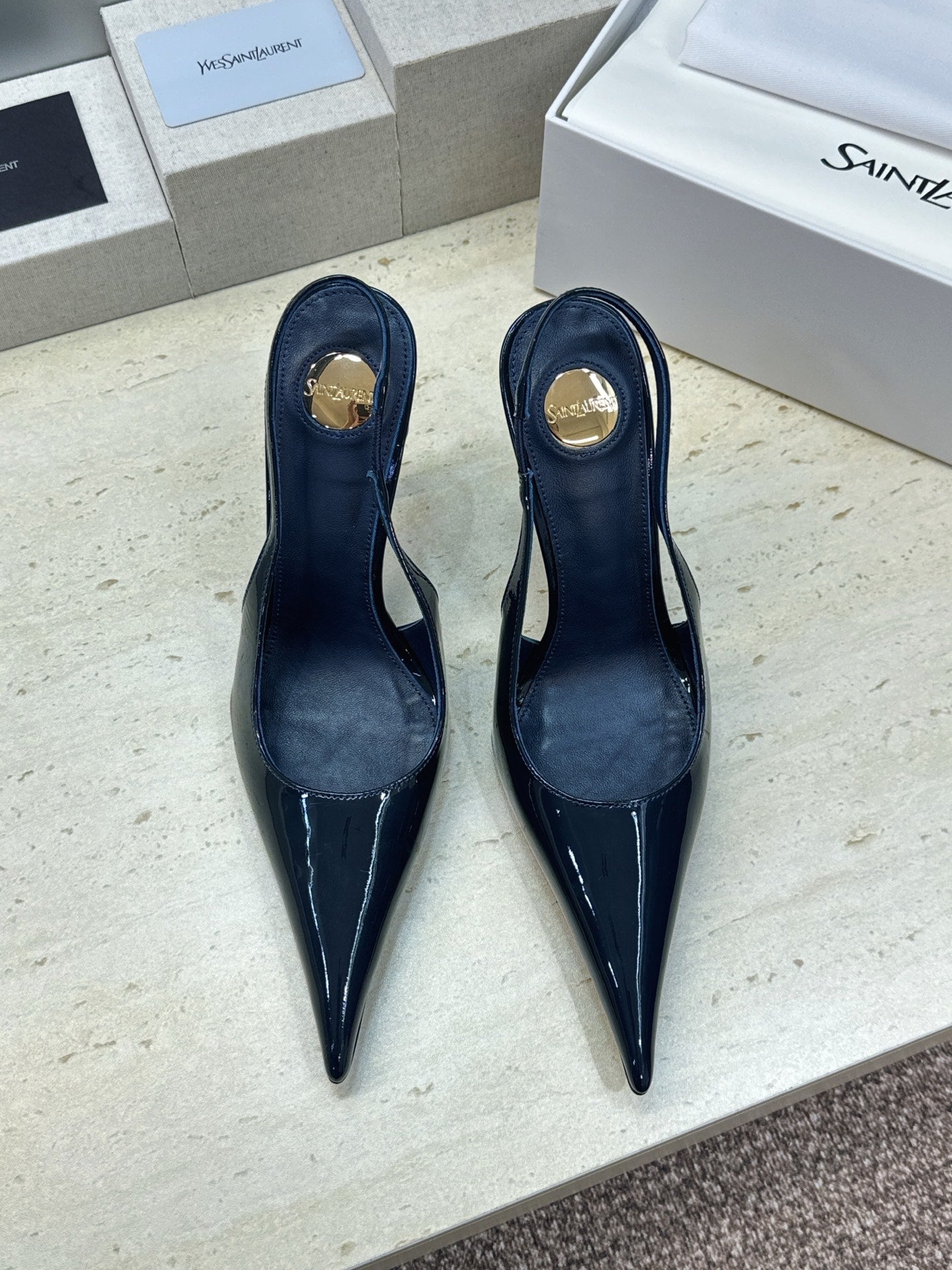 Saint Laurent Guermantes Slingback Pumps