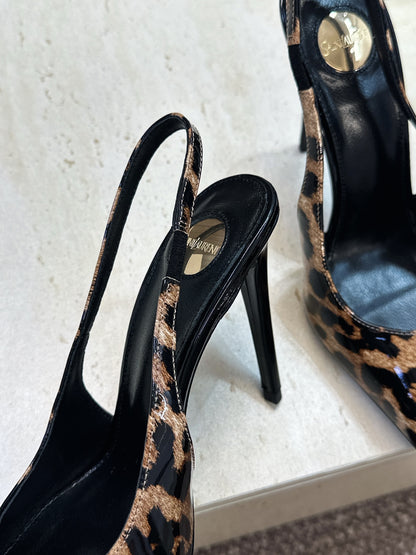 Saint Laurent Guermantes Slingback Pumps