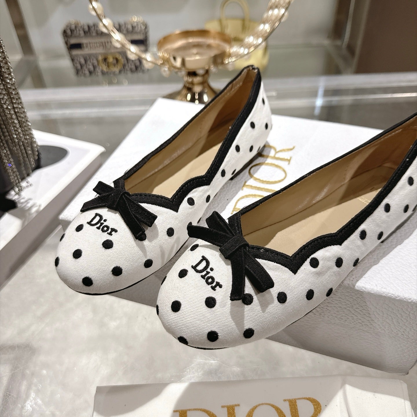 Christian Dior Romance Ballet Flat