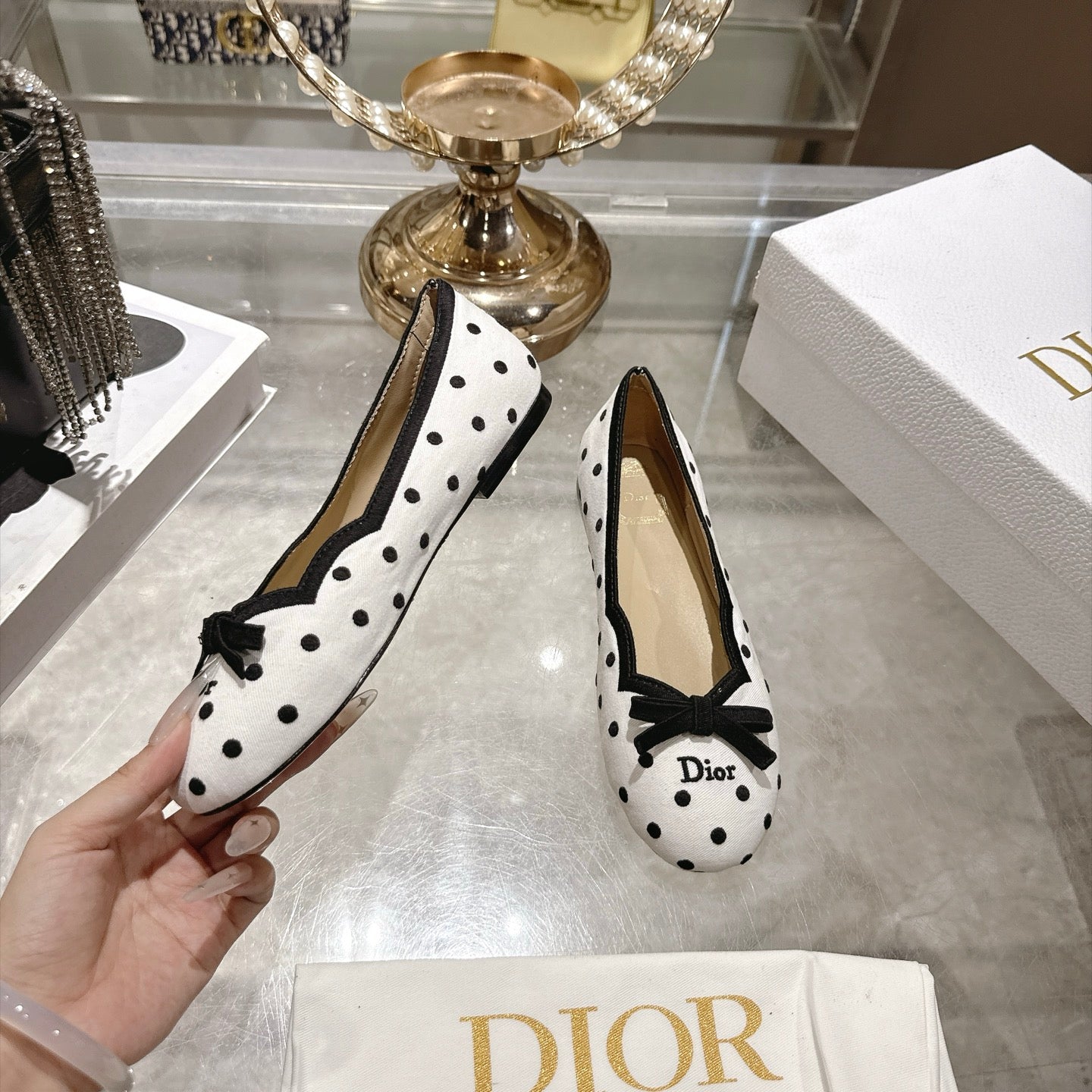 Christian Dior Romance Ballet Flat