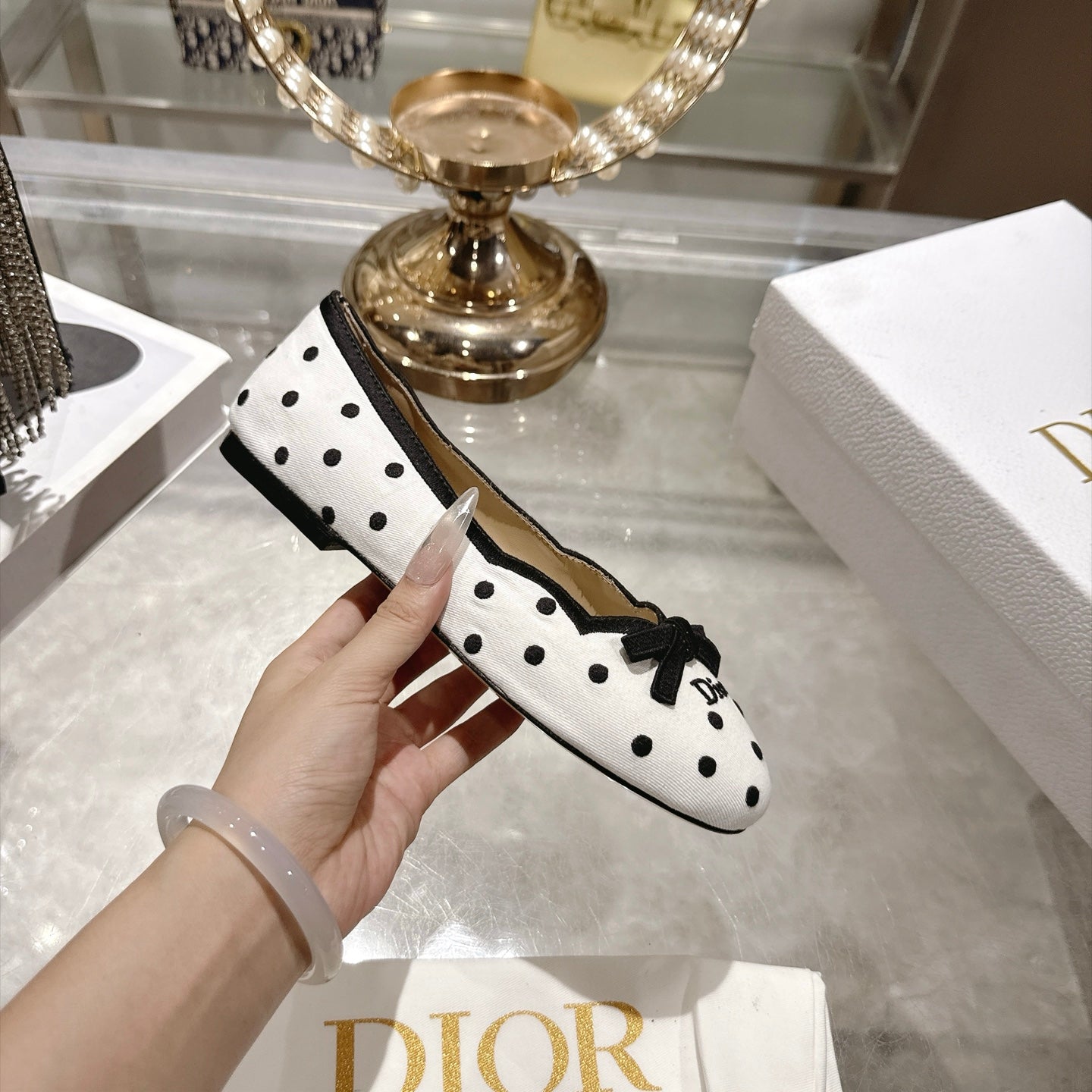 Christian Dior Romance Ballet Flat