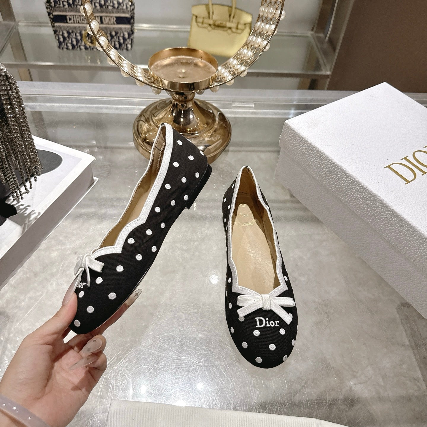 Christian Dior Romance Ballet Flat