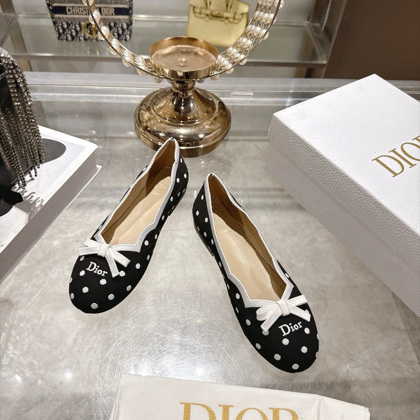 Christian Dior Romance Ballet Flat