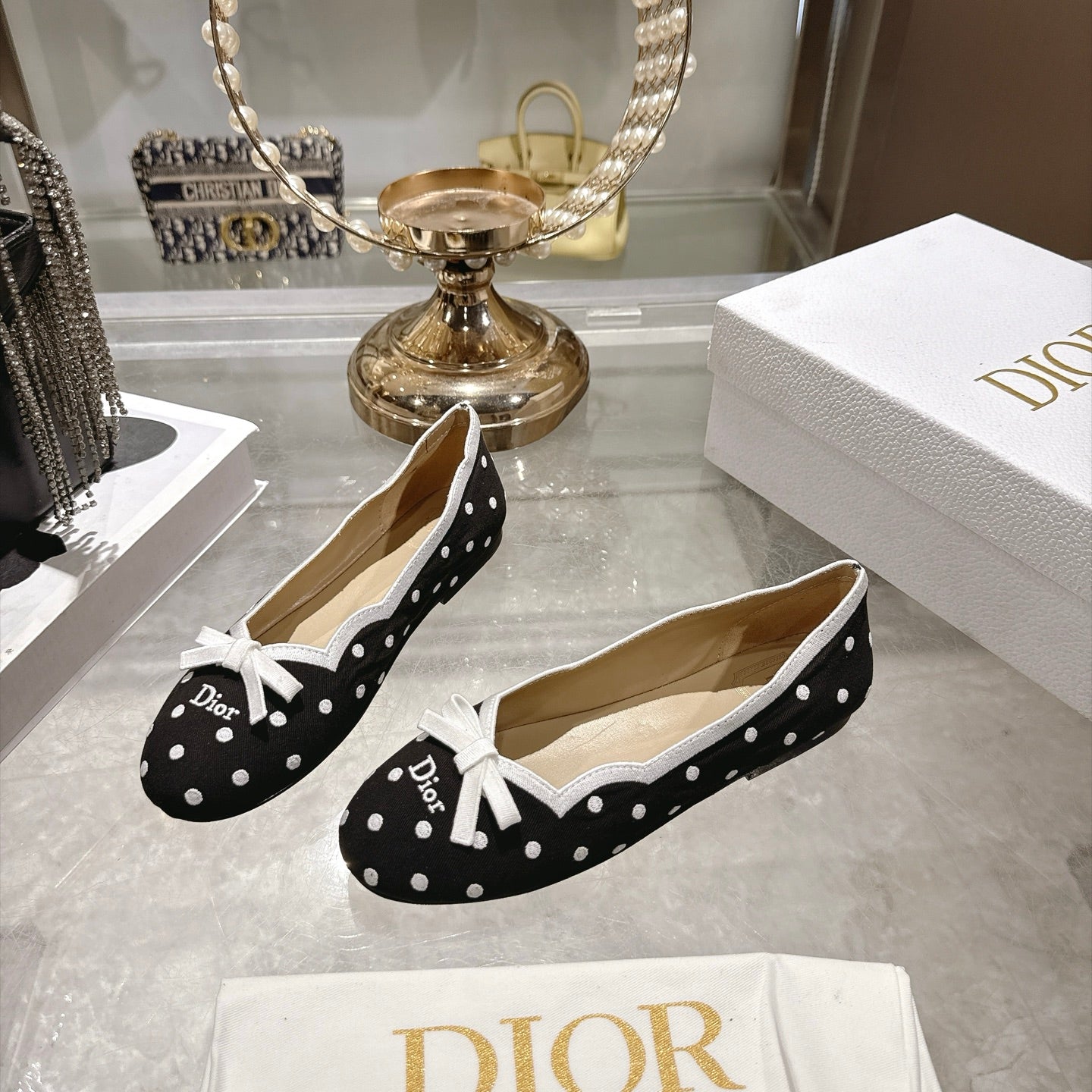 Christian Dior Romance Ballet Flat