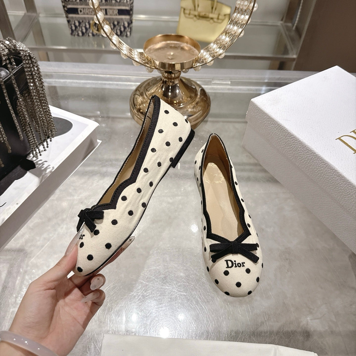 Christian Dior Romance Ballet Flat