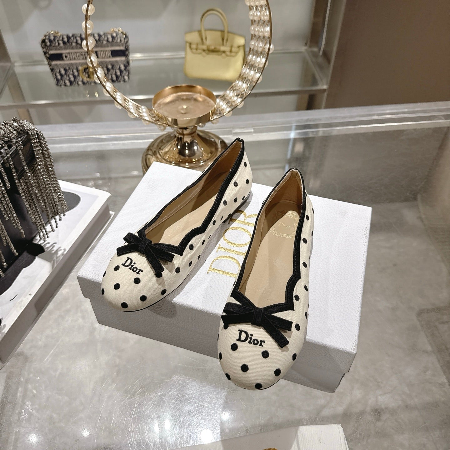 Christian Dior Romance Ballet Flat