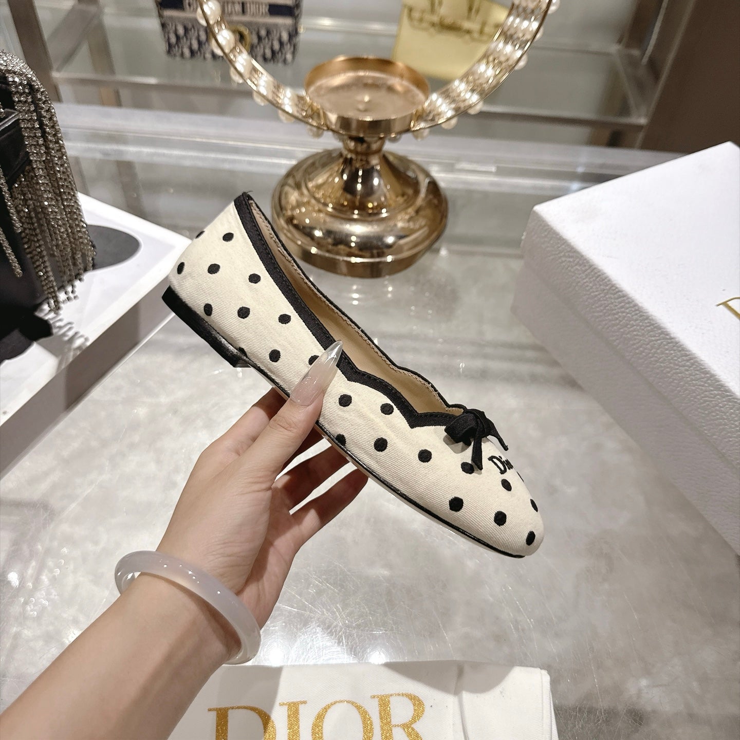 Christian Dior Romance Ballet Flat
