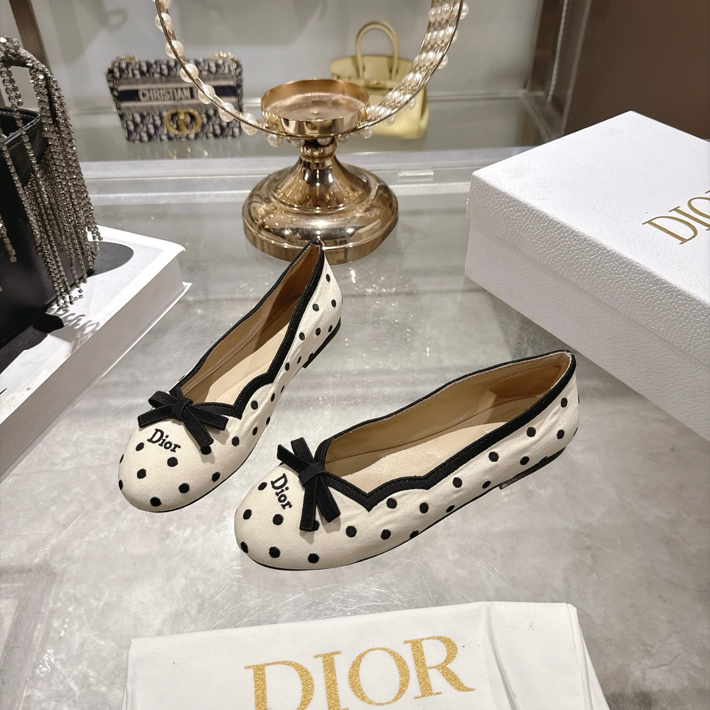 Christian Dior Romance Ballet Flat