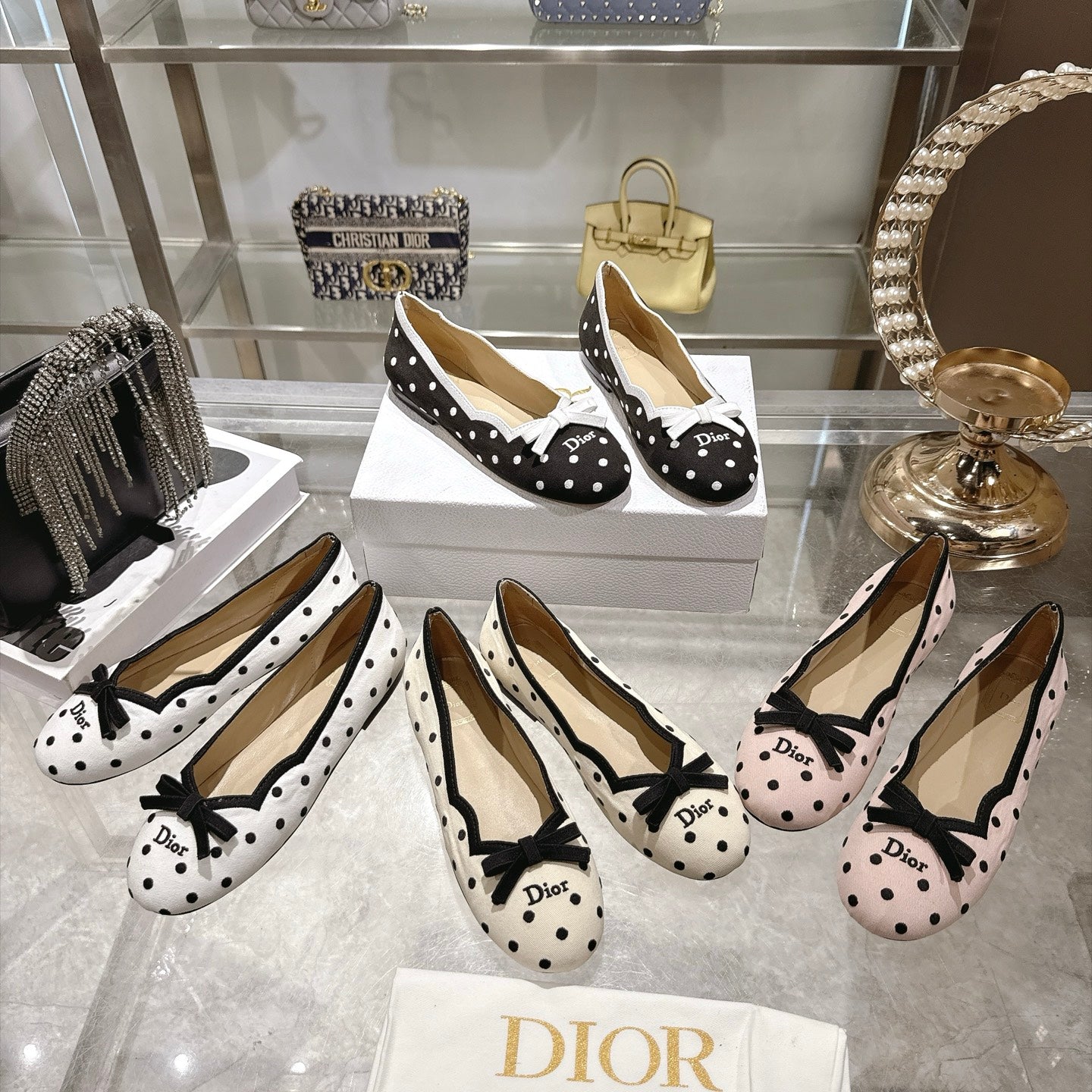 Christian Dior Romance Ballet Flat