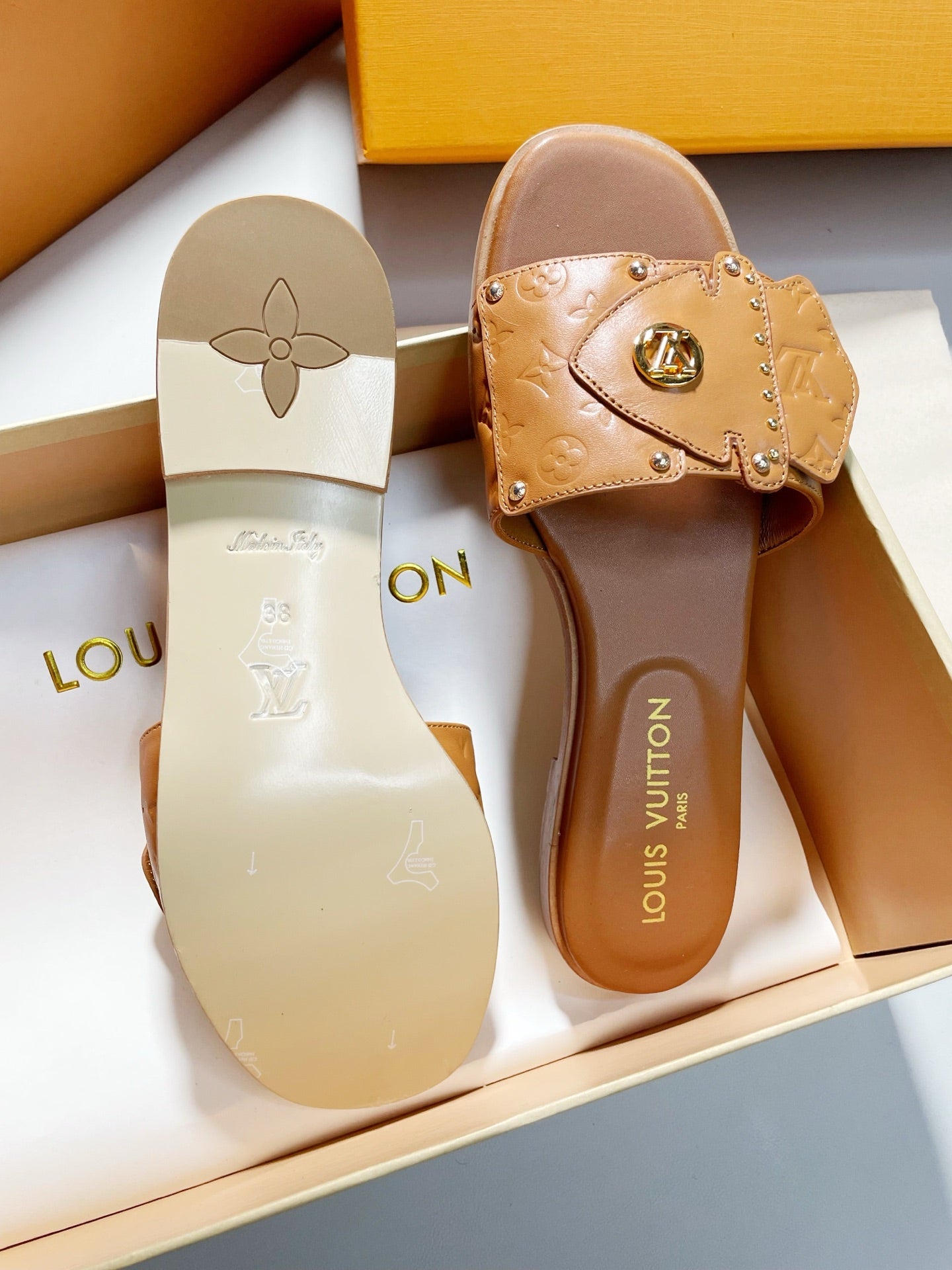 Louis Vuitton Frame Flat Mule