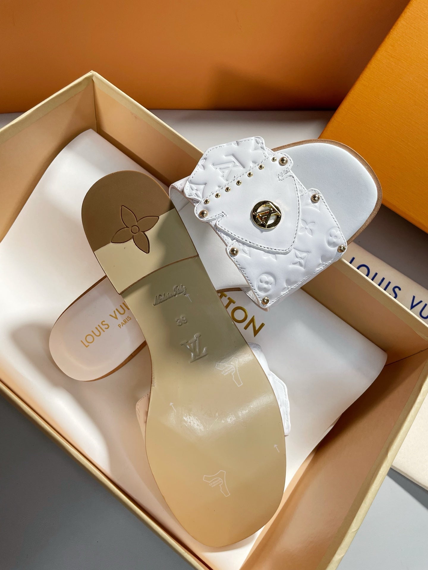 Louis Vuitton Frame Flat Mule