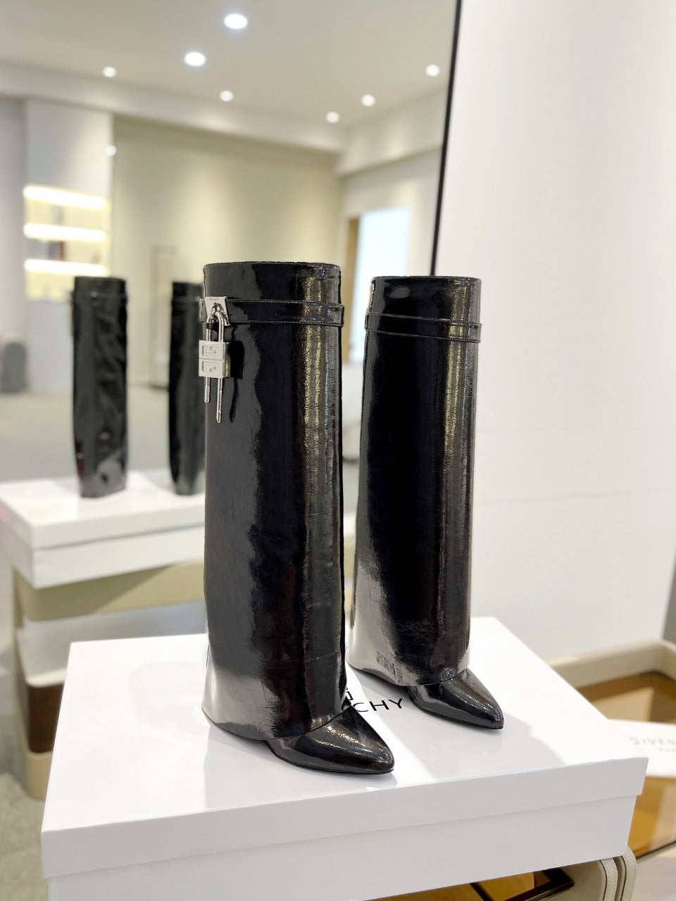 Givenchy Shark Lock Boots