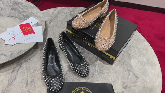 Christian Louboutin Sweetie Jane Spikes Ballet Flats