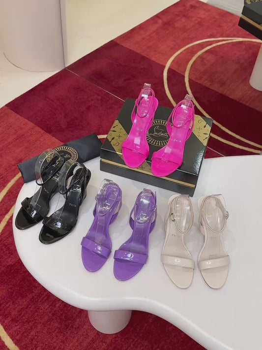 Christian Louboutin Zeppa Chic Wedge Sandals