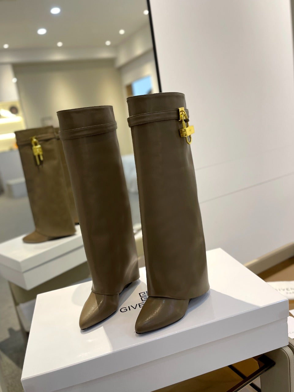 Givenchy Shark Lock Boots