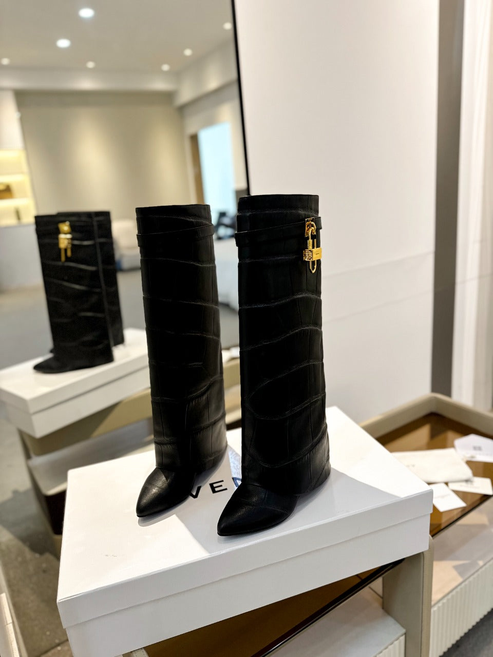Givenchy Shark Lock Boots